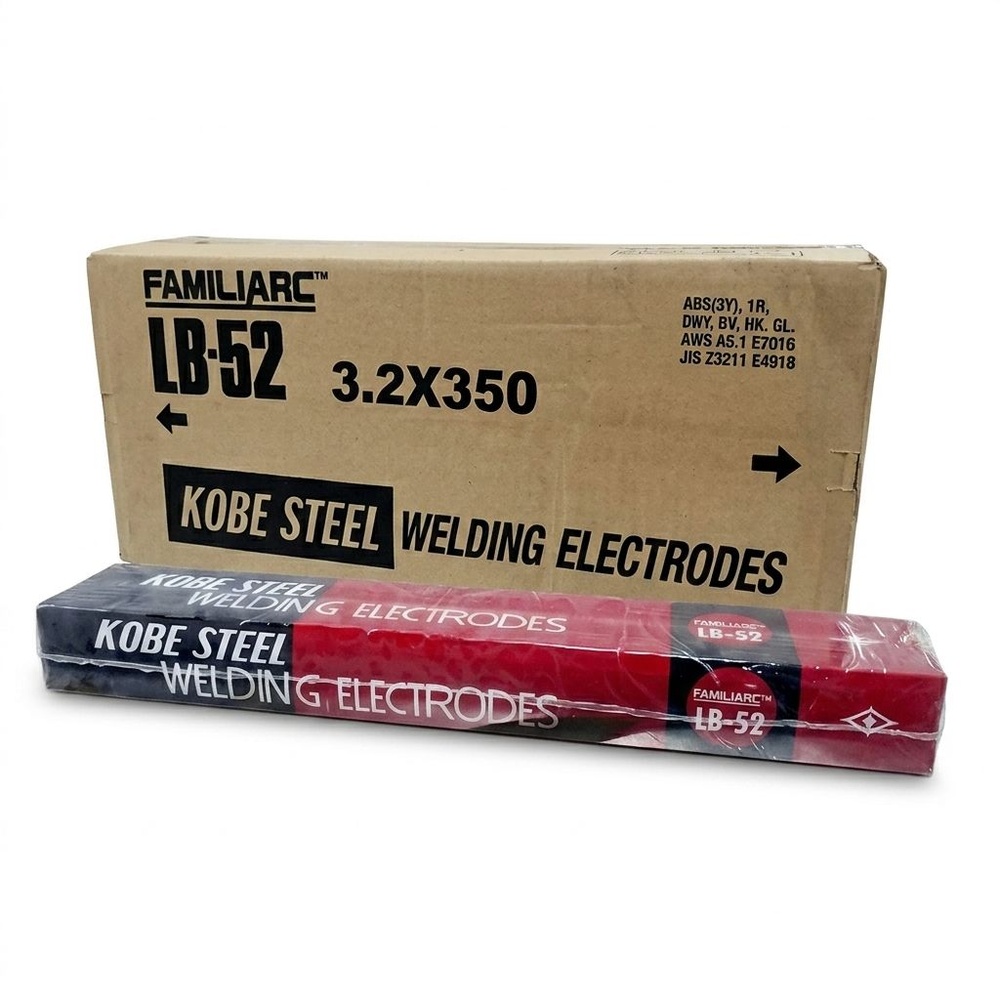 KOBE ลวดเชื่อมเหล็กเหนียวขนาด 3.2X350mm. รุ่น LB-52 E7016