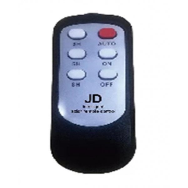 JD โคมไฟสปอร์ตไลท์โซลาร์เซลล์ 60W พร้อมรีโมท รุ่นJDTGD-8860W+รีโมท IP65 แสงวอร์มไวท์
