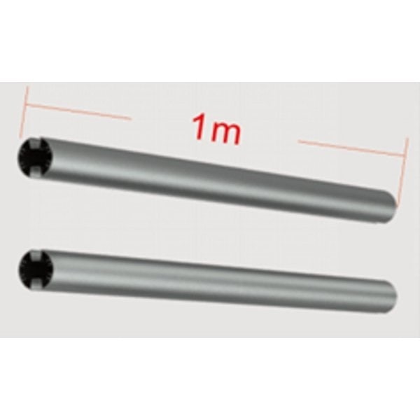 EILON เสาไฟสนาม 2ท่อน พร้อมฐาน ETYN-LDG-ZL2M สูง2เมตร สีดำ