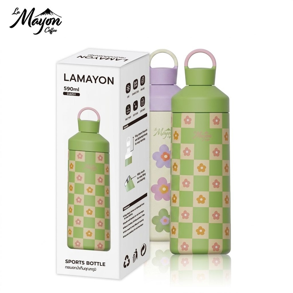 LAMAYON กระบอกน้ำเก็บอุณหภูมิ 590 มล. DAISY คละสี