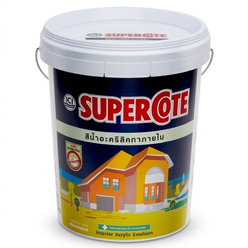 Dulux สีน้ำทาภายใน ซูเปอร์โคท สีขาวซูเปอร์ไวท์ #311 ถัง
