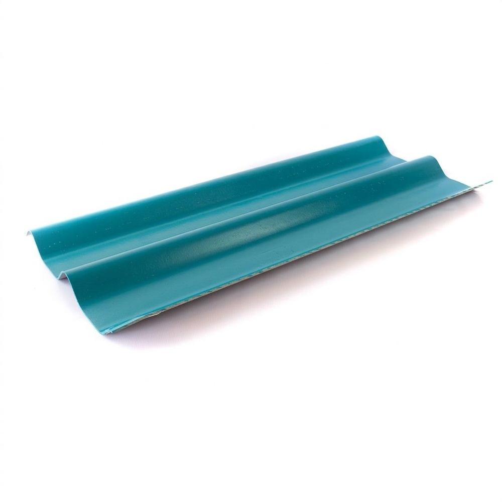 โอฬาร กระเบื้องหลังคาลอนคู่ 0.5x50x120 ซม. สีเขียวรุ่งมณี