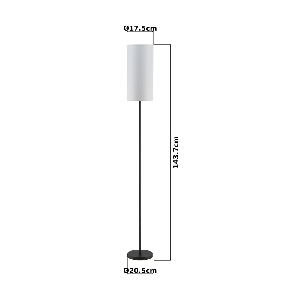 EILON โคมตั้งพื้น Modern Basic HN3414AS สีดำ