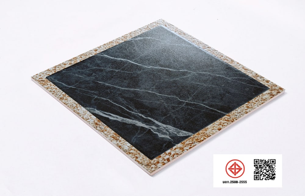 Marbella กระเบื้องเซรามิคปูพื้น 40X40 ซม. รุ่น บล็อคแบล็ค CZY198 Matt (12P)
