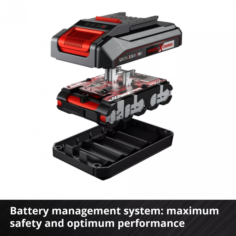 Einhell ชุดแบตเตอรี่พร้อมเครื่องชาร์จความจุ 2.5 Ah รุ่น Power X-Change Starter Kit 2.5