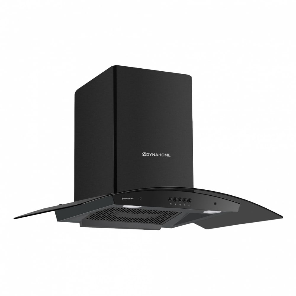 DYNAHOME ชุดเซ็ทเครื่องดูดควัน DH-800-BK + เตาฝัง DH-2000G สีดำ