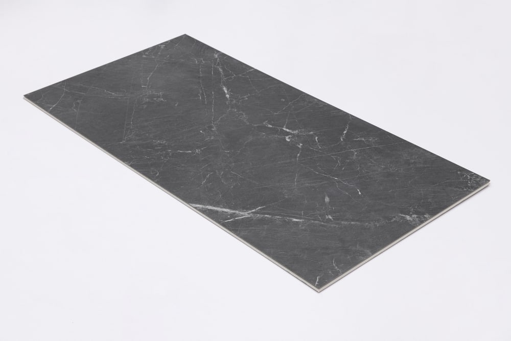 แผ่นปูผนัง SPC Click lock Wall Panel 950x475x4มม รุ่น 2097-1 Black Carrara Marble (2.7075ตรม./6แผ่น) TAPIO (Smooth)
