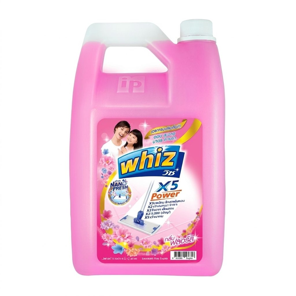 WHIZ วิซ น้ำยาถูพื้น ขนาด 2100 มล.สีีชมพู