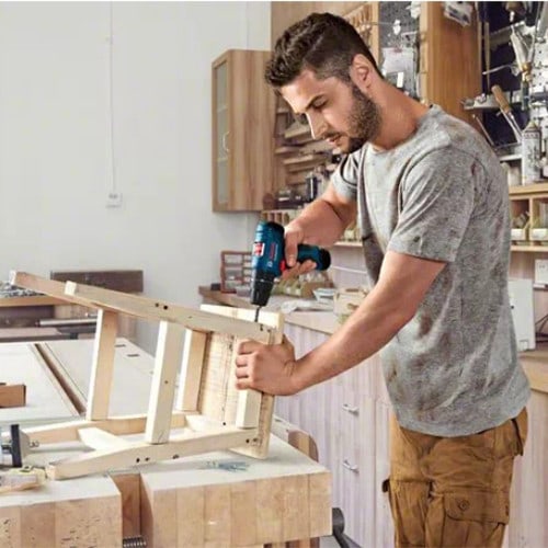 BOSCH สว่านกระแทกไร้สาย 10มม. 12V รุ่น GSB120-Li Gen3 พร้อมแบตเตอรี่ 1.5Ah 2ก้อน