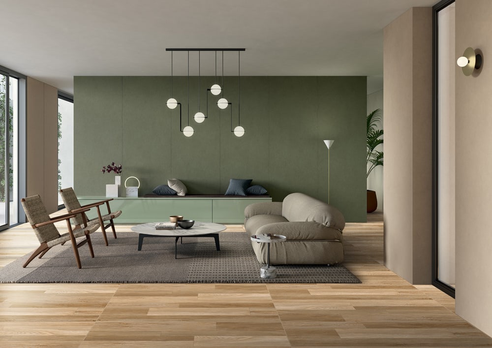 La Arezza 60X120 ซม.กระเบื้องพอร์ซเลน รุ่น Grande Veneer Wood grain(DGD241017-39) Matt - Hone Random (3pcs /box 2.16 sqm)