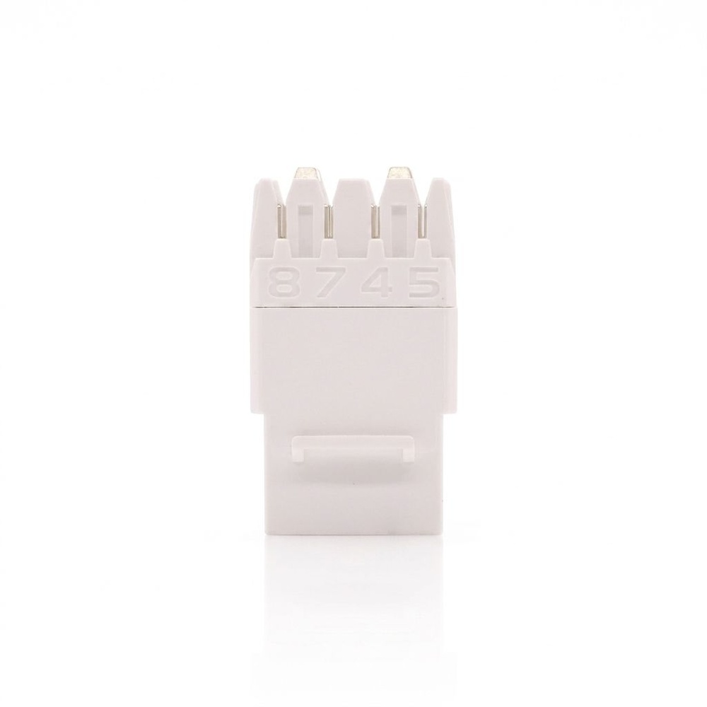 LINK เต้ารับตัวเมีย CAT 5E RJ45 รุ่น SLIM สีขาว US-1005SC1