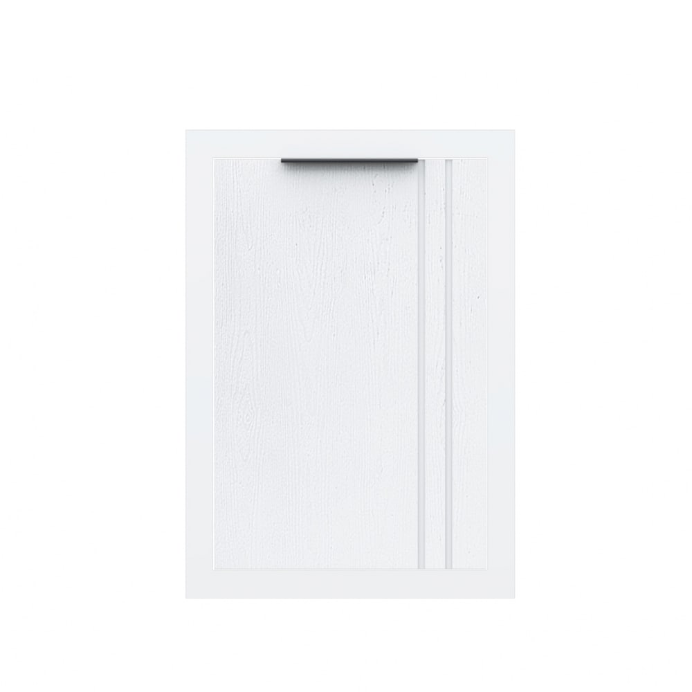CLOSE Lumine บานซิงค์เดี่ยว uPVC 45x66 ซม. เซาะร่อง สีเพียวไวท์