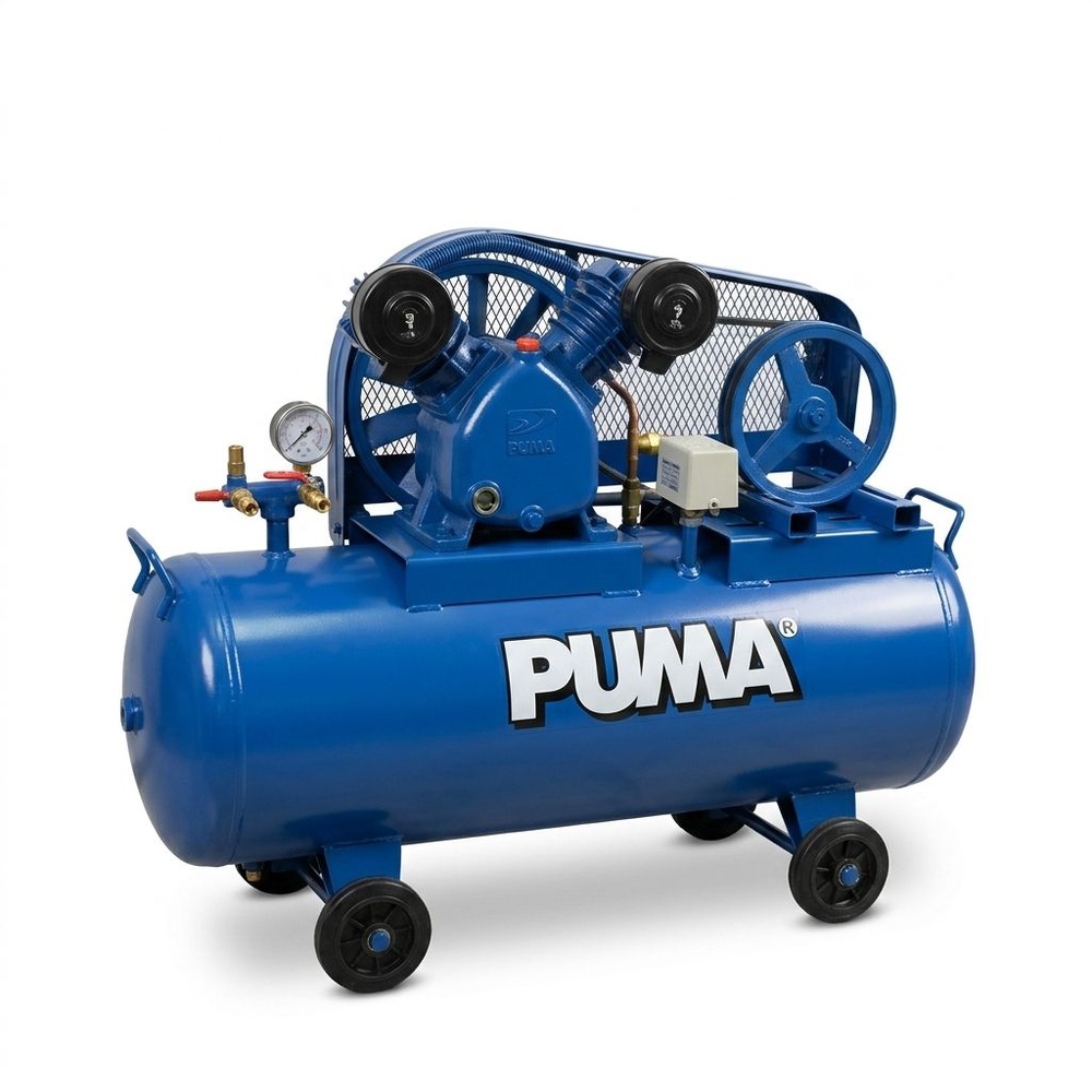 PUMA ปัีมลมสายพาน ไม่พร้อมมอเตอร์ 1 HP ขนาด 92 ลิตร รุ่น PP-21