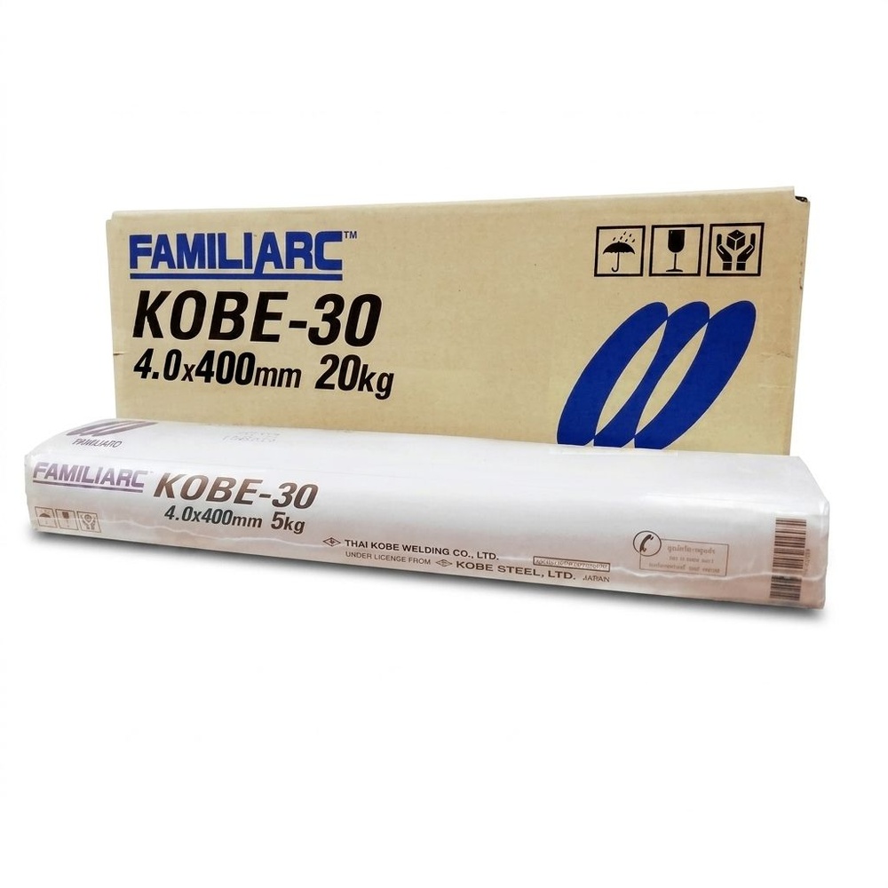 KOBE ลวดเชื่อมเหล็กเหนียวขนาด 4.0X400mm. รุ่น KOBE-30 E6013