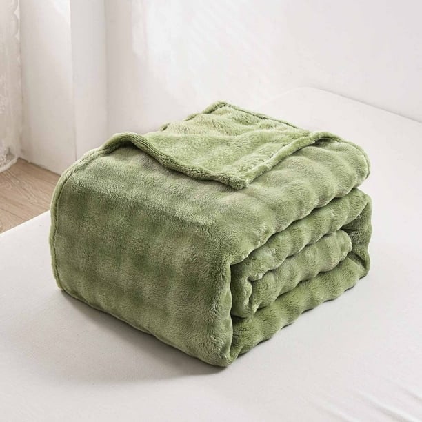 Truffle ผ้าห่ม รุ่น Nako-04 ขนาด 150x200 ซม. สีเขียว