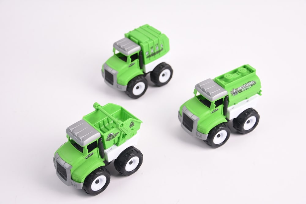 TOYS ของเล่นชุดรถขนของ บรรจุ3คัน สีเขียว#99831-10(15.5x9x37.5ซม.)