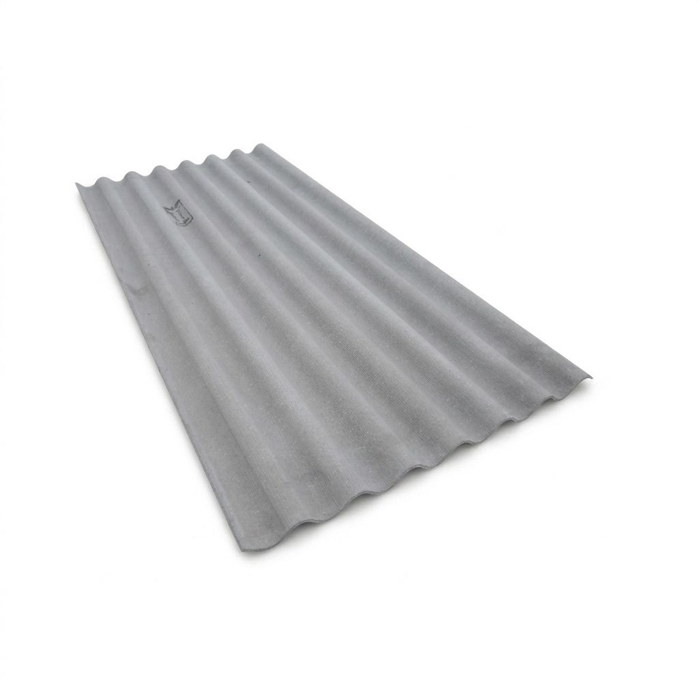 ตราเพชร กระเบื้องหลังคาลอนเล็ก 0.4x54x120 ซม. สีธรรมชาติ