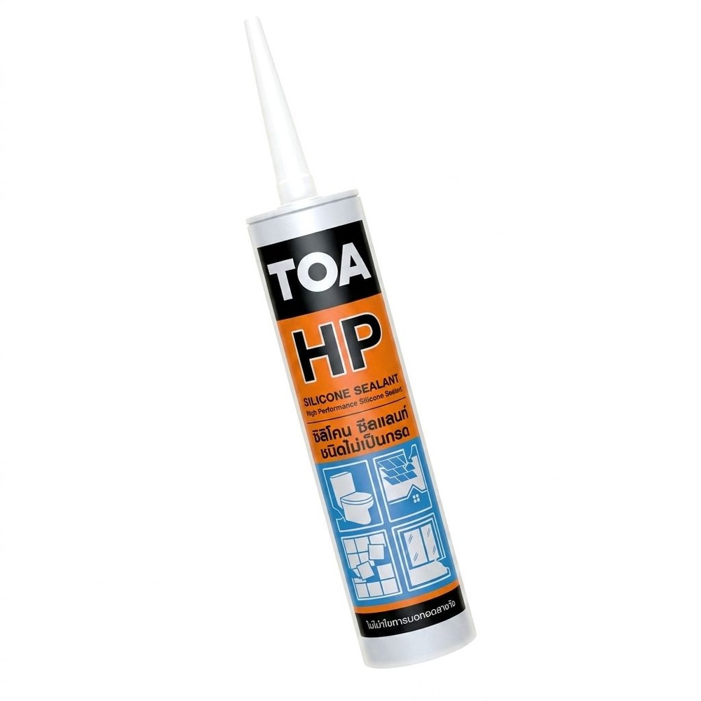 ทีโอเอ ซิลิโคนซีลแลนท์ ชนิดไม่กรด หลอด #สีขาว