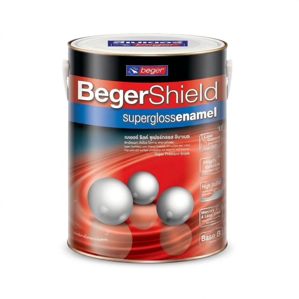 Beger สีน้ำมันเคลือบเงา เบเยอร์ชิลด์ 1กล. เบส B