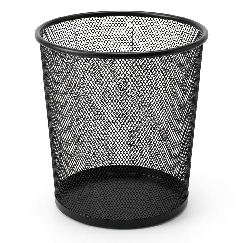 SMITH ตะกร้าเหล็กกลมอเนกประสงค์ 8.5 ลิตร (S) รุ่น TG59201 ขนาด 24x24x26.5ซม. สีดำ