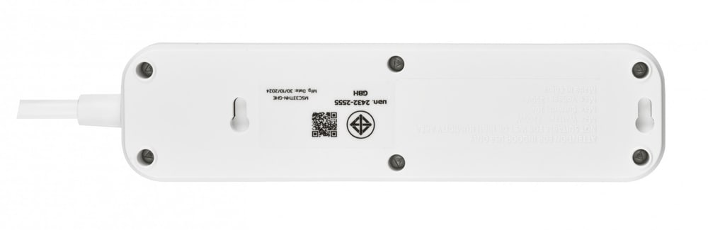EILON รางปลั๊กไฟ รุ่นMSC33THN-GHE 3ช่อง 1สวิตช์ 10A 2200W 3เมตร