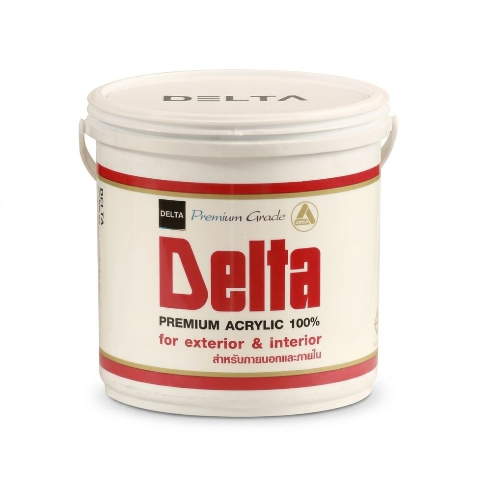 Delta สีน้ำอะครีลิค ทาภายนอก ด้าน เบส B 3.6 ลิตร