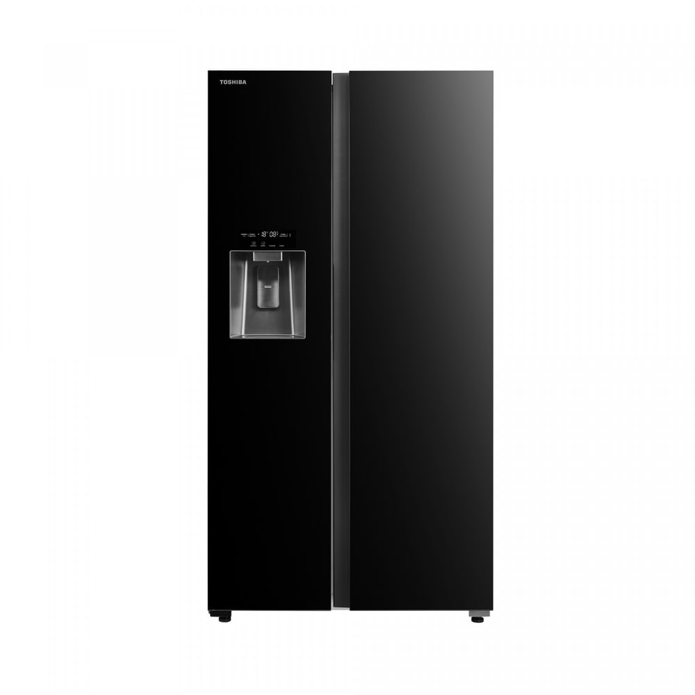 TOSHIBA ตู้เย็นSBS 20.0 คิว GR-RS755WIA-PGTH(22) กระจกดำ