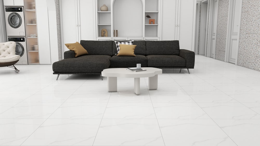 Marbella กระเบื้องเซรามิคปูพื้น 40X40 ซม. รุ่น คาราร่า YR231 Satin (12P)