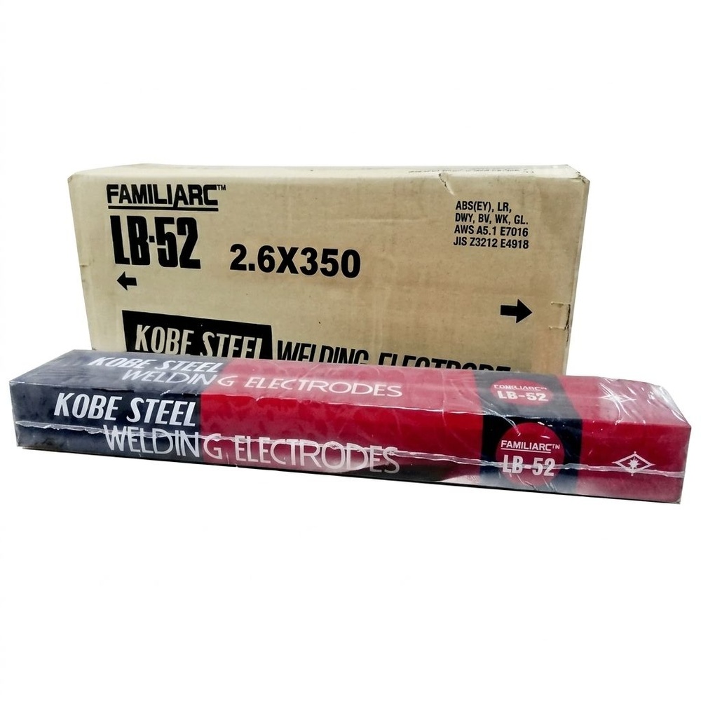 KOBE ลวดเชื่อมเหล็กเหนียวขนาด 2.6X350mm. รุ่น LB-52 E7016