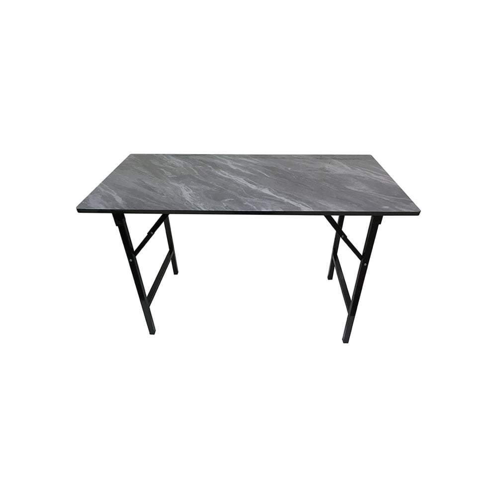 DELICATO โต๊ะเอนกประสงค์ รุ่น MD667 Volakas ขนาด 60x120x75 ซม. ลายหินดำ