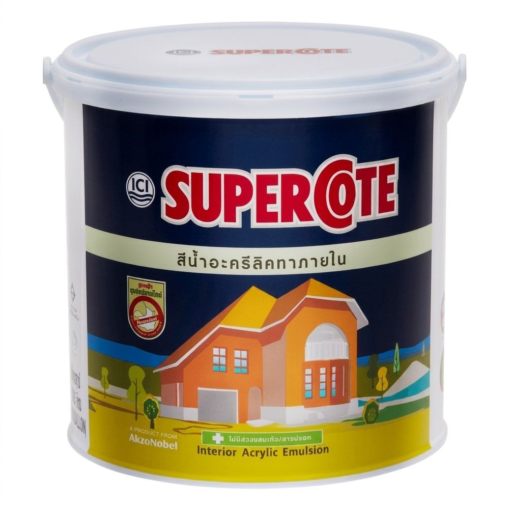 Dulux สีน้ำทาภายใน ซูเปอร์โคท สีขาวซูเปอร์ไวท์ #311 1 กล.