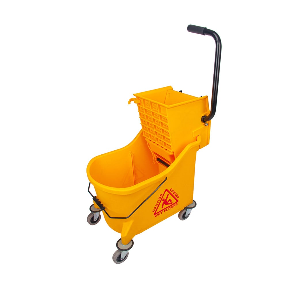 KLEANZY ถังม๊อบรีดน้ำ 33 ลิตร ขนาด 55x36x97 ซม. รุ่น TG55153 สีเหลือง