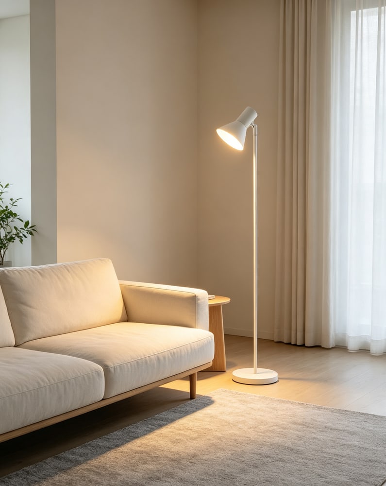 EILON โคมตั้งพื้น Nordic Living HN3402 สีขาว