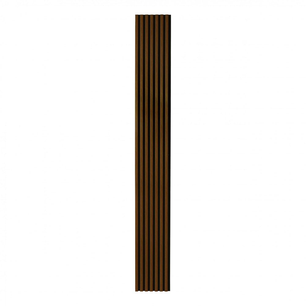 GREAT WOOD แผ่นระแนงอะคูสติก PVC รุ่นJF401-XG-2 ขนาด 300x18x2400mm.สีWalnut Brown