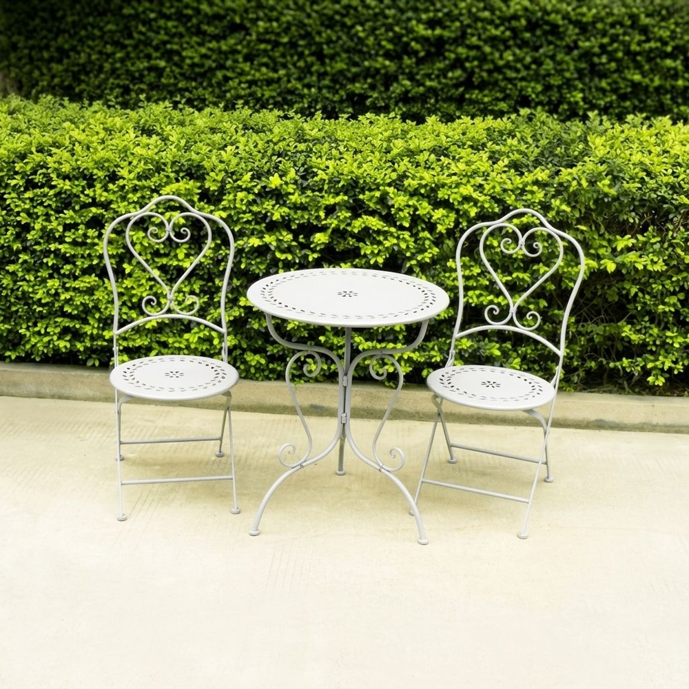 SUMMER SET ชุดโต๊ะสนาม 2 ที่นั่งTIMOTHY ขนาด 62×62×73 ซม. รุ่น TY001 สีเบจ (1/2)