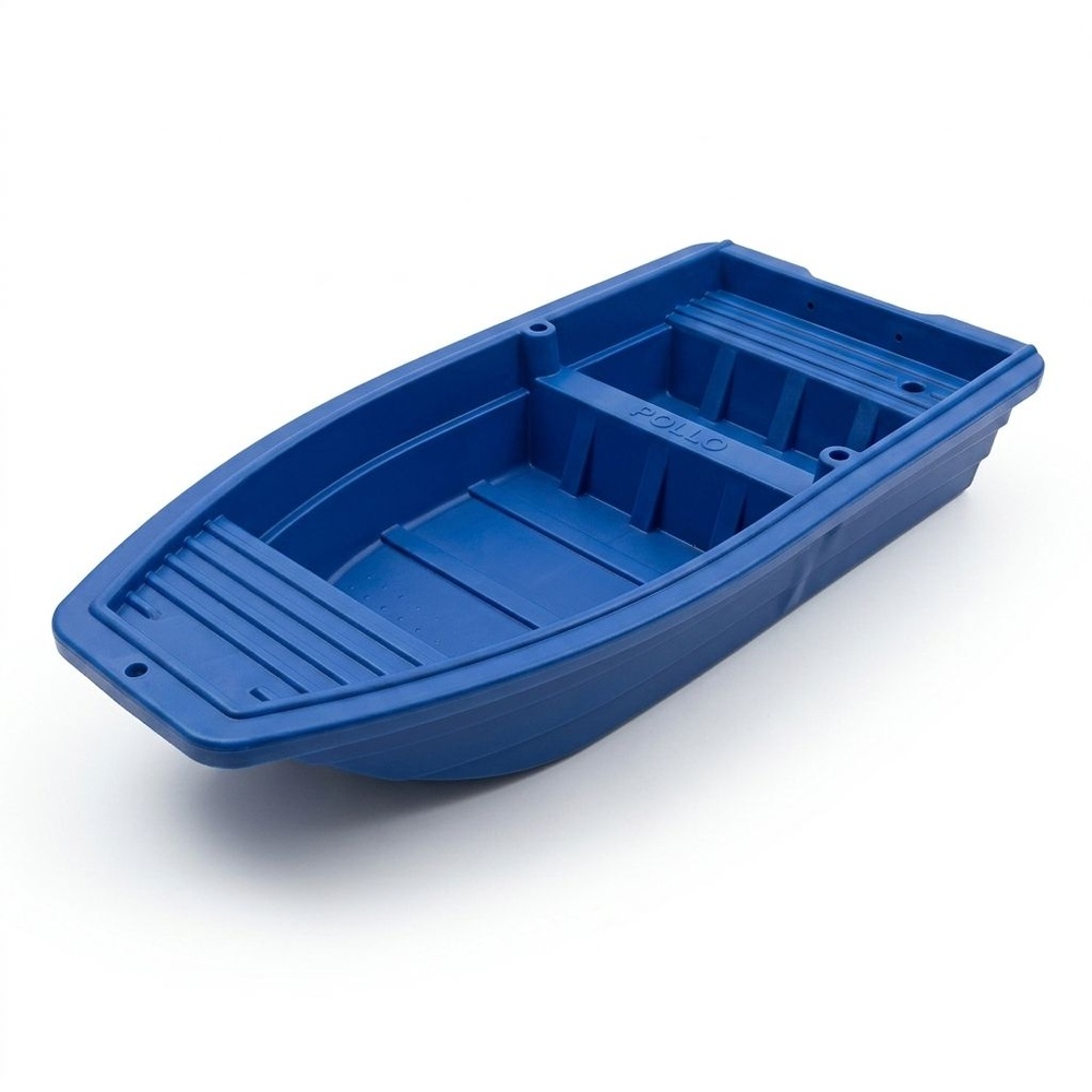 POLLO เรือพายพลาสติก 2 ทีนั่ง ขนาด 96x198x33ซม. รุ่น PFB-200BL สีน้ำเงิน รองรับน้ำหนักได้ 150กก.