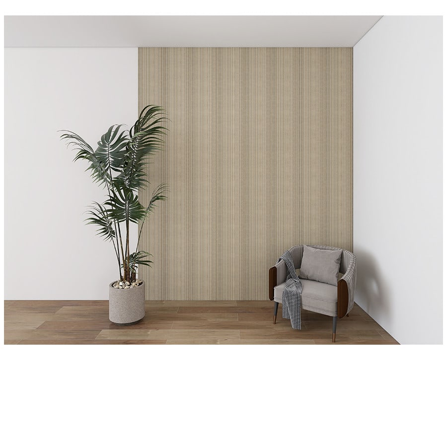 GREAT WOOD ไม้ฝ้าระแนง PS รุ่นJC1368-4043 ขนาด 302x7x2900 มม. สีlinen & Silver
