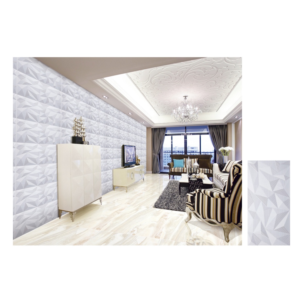Marbella กระเบื้องเซรามิคปูผนัง 30x60 ซม. รุ่น แทรงโก้ เกร์ย W19318A Gloss (9P)
