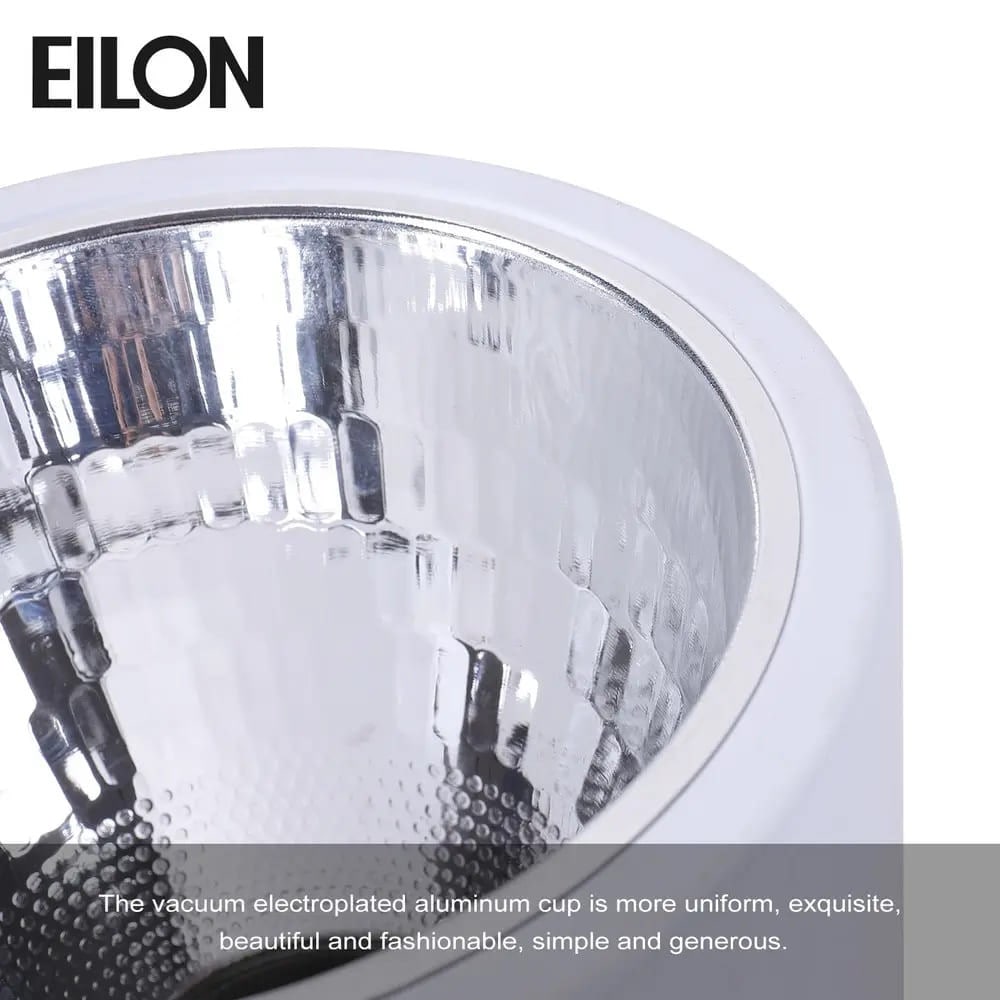 EILON โคมดาวน์ไลท์แบบทาวเวอร์หน้ากลม 4นิ้ว E27 รุ่น YDE04005S-WH สีขาว (โคมเปล่า)