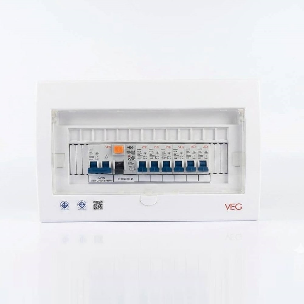 V.E.G ตู้คอนซูเมอร์ 6ช่อง 63A กันดูด