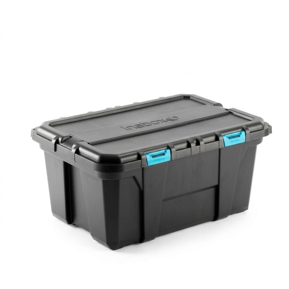 INABOX กล่องเก็บของ Heavy Forte N54414-100L ขนาด 77.8x37.8x52.8 cm. สีดำ