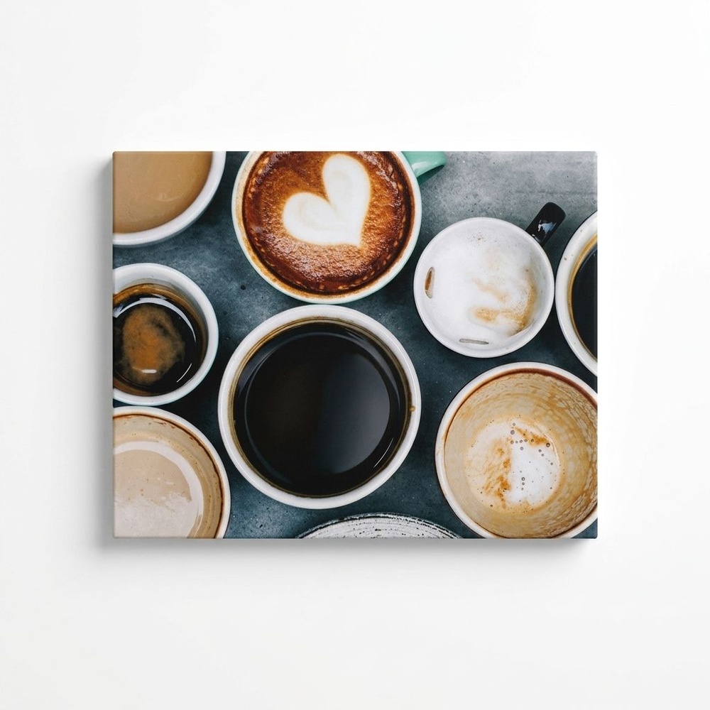 รูปภาพพิมพ์ผ้าใบ Coffee Shop C5040-5 ขนาด 50x40ซม. (ก.xส.) NICE ( Art coffee)