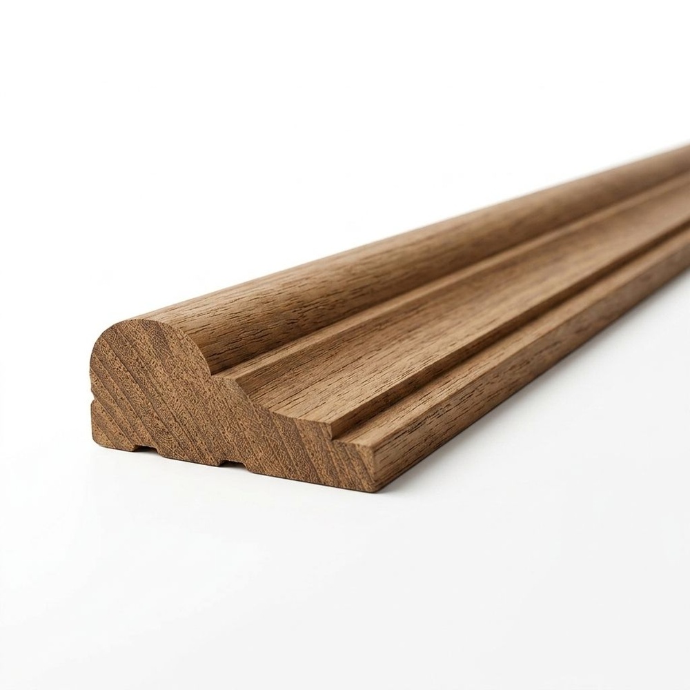 คิ้วไม้สักSJK36 1/2"x1"x7.1/2ฟุต