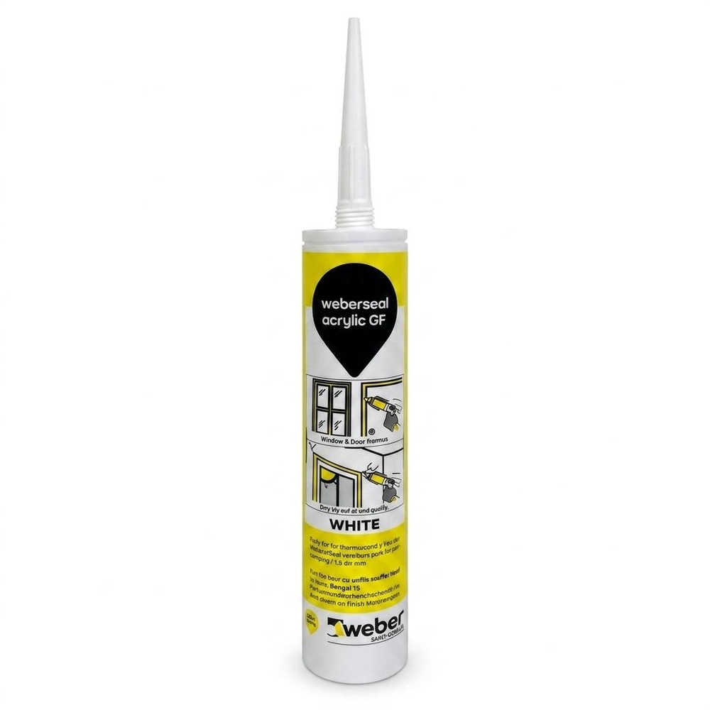 Weber อะครีลิก อุดรอยต่อ เวเบอร์ซีล จีเอฟ 280 ml. สีดำ