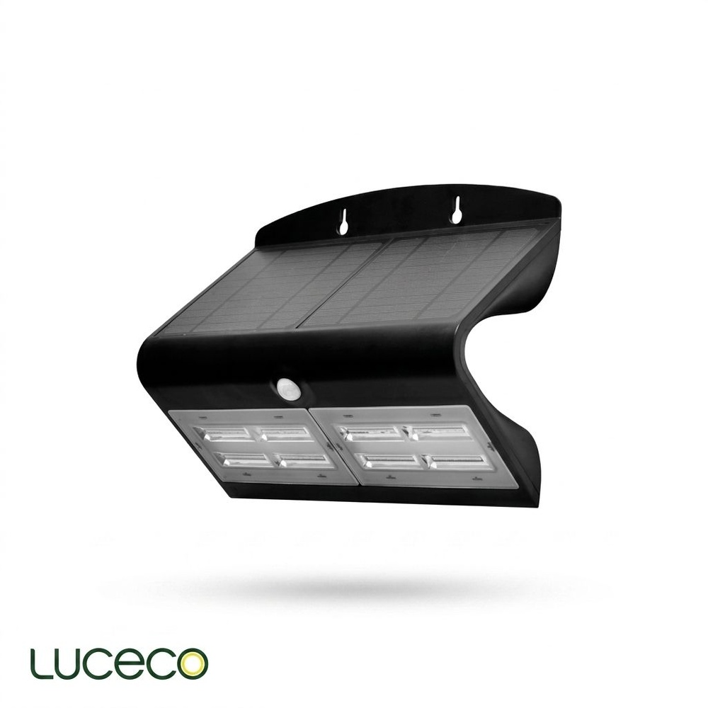 โคมไฟผนังโซลาเซลล์ LUCECO รุ่น LEXS80B65-GH