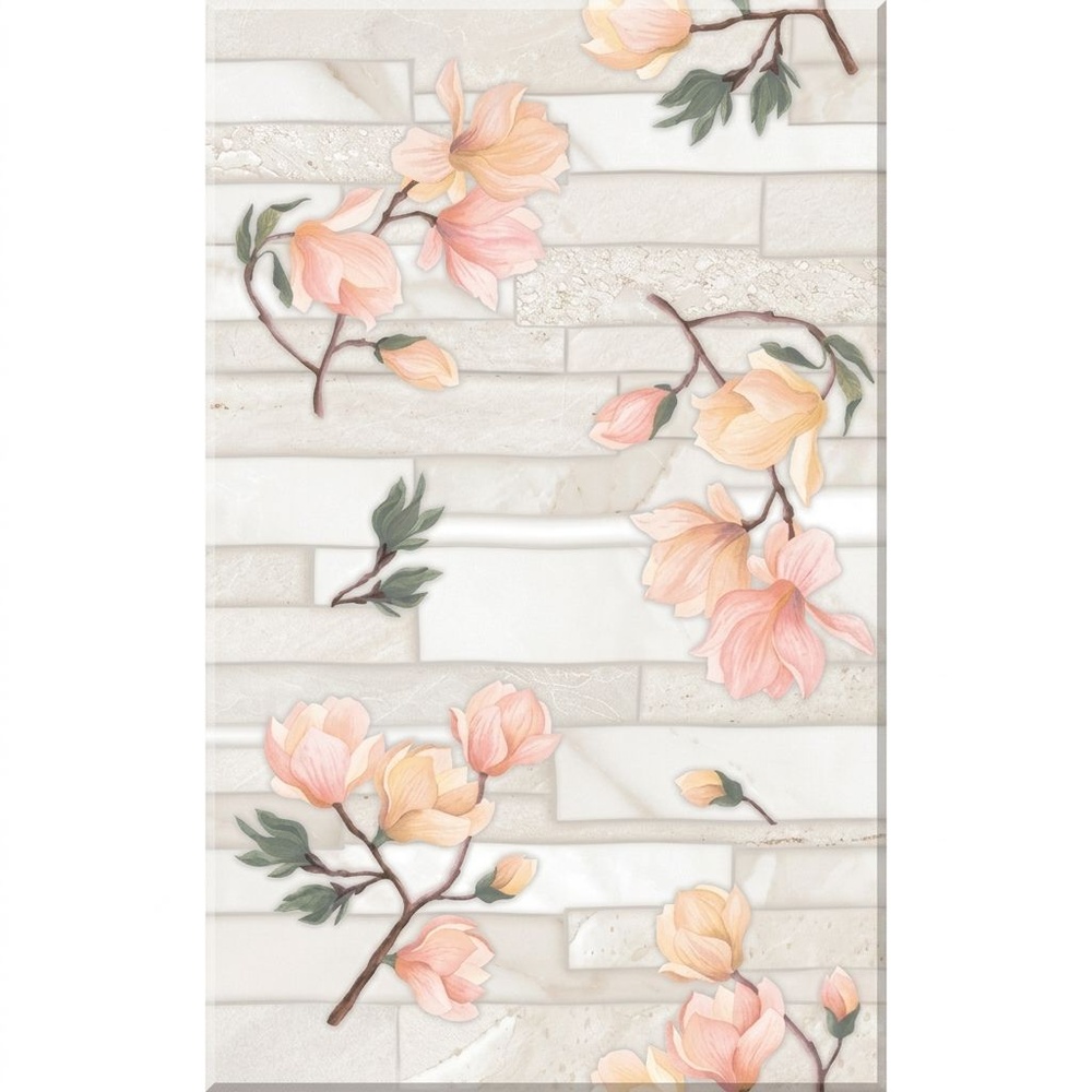 MARBELLA 25X40 ซม. กระเบื้องบุผนัง เมฆซร้องผกา-พิ้งค์ (MB) (10P) gloss A