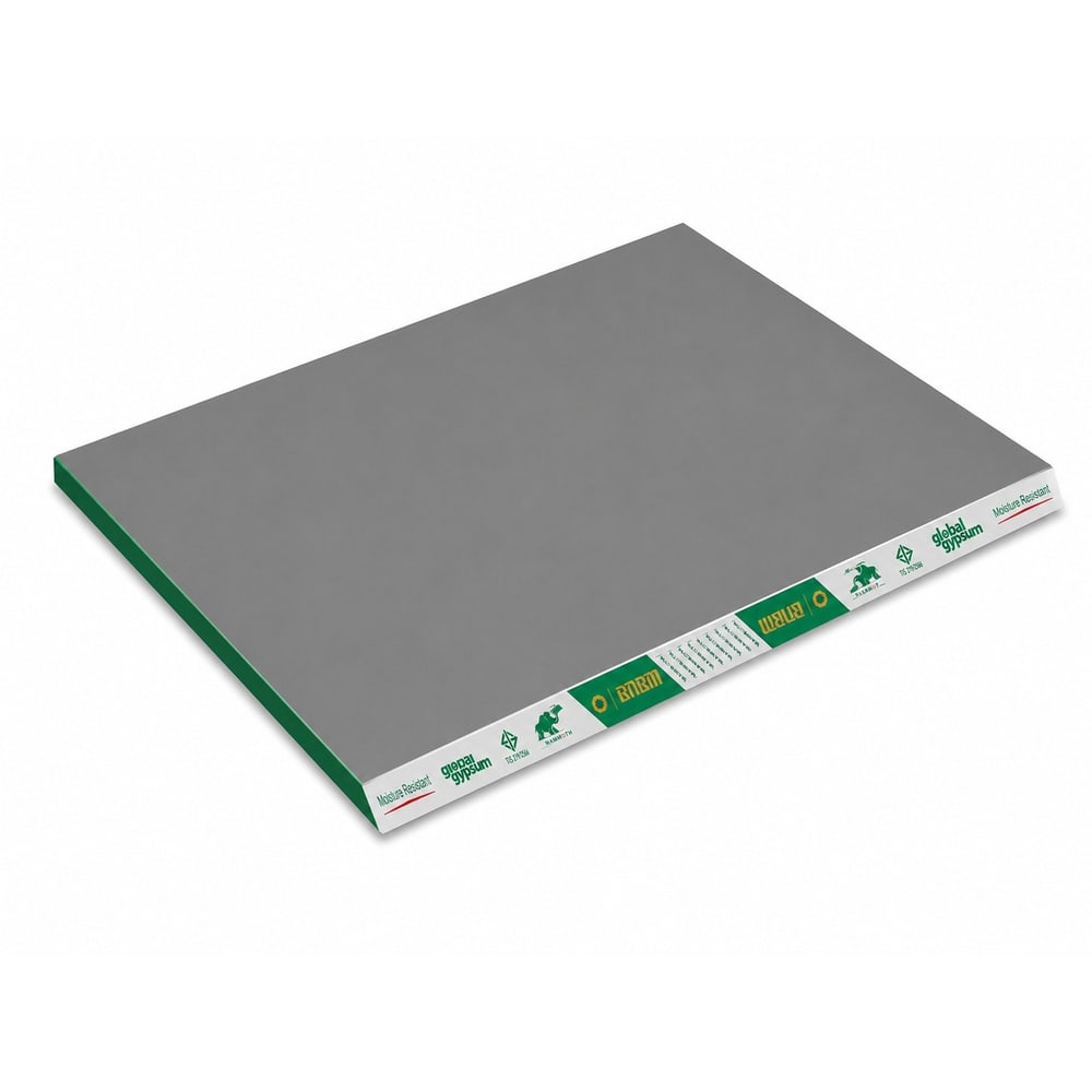 MAMMOTH ยิปซั่มบอร์ด รุ่นทนชื้น 0.9x120x240 ซม.ขอบลาด