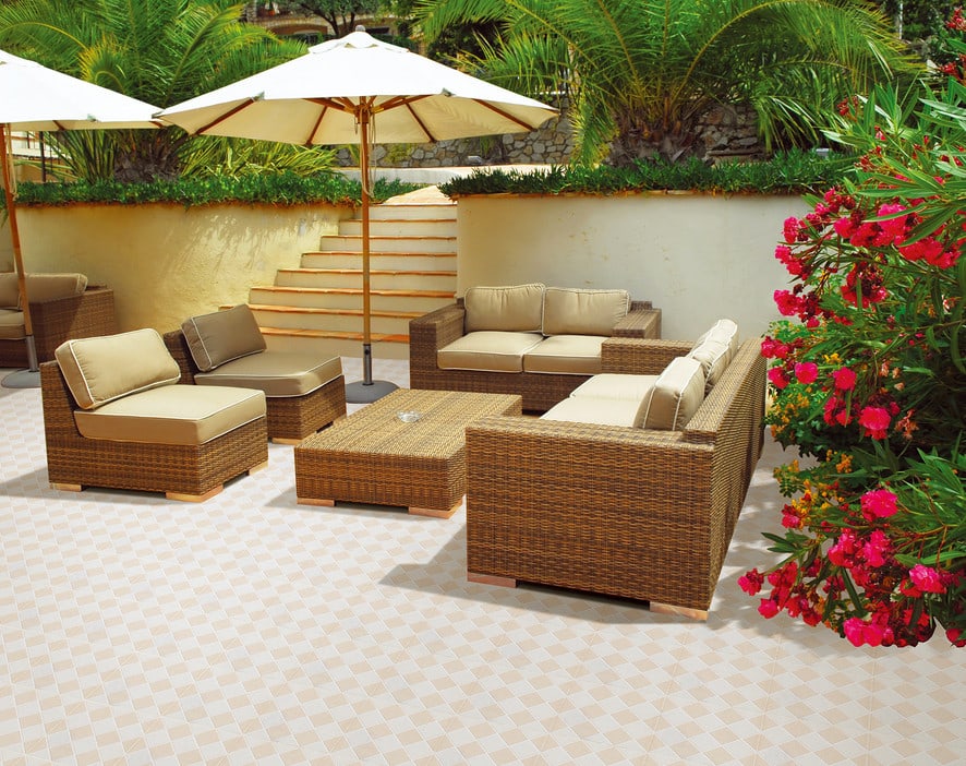 Marbella กระเบื้องเซรามิคปูพื้น 30X30 ซม. ฟูลบล็อค-เบจ ZX216 Matt (17P)