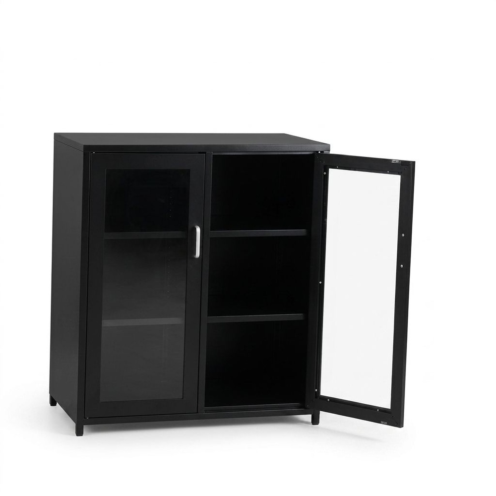 ตู้เก็บของเหล็กอเนกประสงค์ 80x43x90ซม. BDL09 ดำ