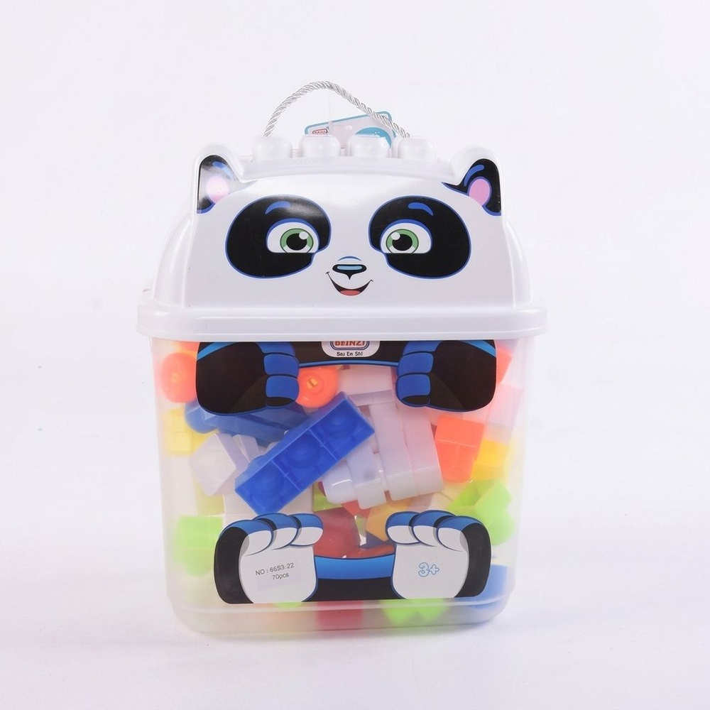 TOYS ชุดตัวต่อกล่องแพนด้า 70ชิ้น #6653-22 (27x16x33ซม.)